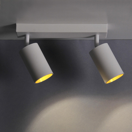 Lampa Listwa Oprawa Sufitowo-Ścienna LED 2 x GU10 MARIBEL Biały GOLDLUX (Polux)