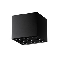 Lampa Sufitowa Oprawa Natynkowa Prostokątna 4000K Neutralna Czarna Minimalistyczna Ozzy Sollux