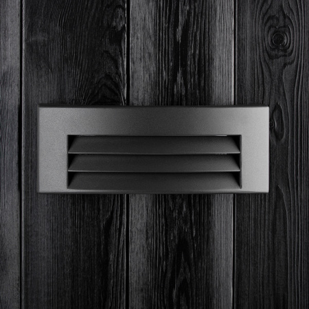 Kinkiet Ogrodowy Elewacyjny Lampa Zewnętrzna E27 Ciemnoszara IP54