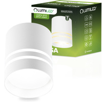 Oprawa Natynkowa HALOGENOWA Spot Tuba ARISA GU10 Okrągła Biała 80mm LUMILED