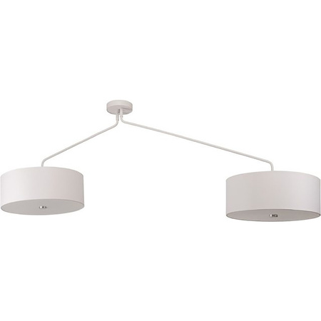 Lampa Sufitowa HAWK 8843 Nowodvorski Biała 6xE27 Ruchoma Materiał+Stal Minimalistyczna