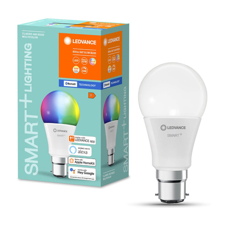 Żarówka LED B22d A60 8,5W 806lm CCT RGB LEDVANCE SMART+ Bluetooth Ściemnialna