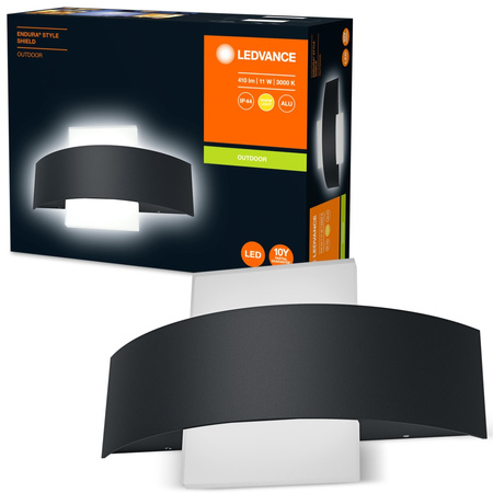 Kinkiet ścienny lampa elewacyjna oprawa zewnętrzna 11W 410lm 3000K Endura Style Shield LEDVANCE