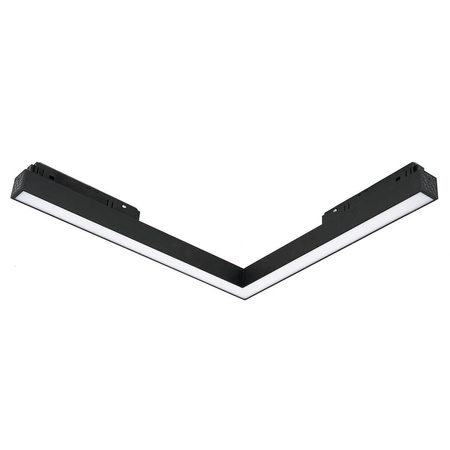 Lampa Szynowa Linia LED 10W 4000K do Szyn Magnetycznych MAGNETIC TRACK Milagro Czarna Narożna