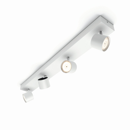 Lampa Sufitowa Reflektor LED 18W 2000lm 2200-2700K Ściemnialna WarmGlow Biała Star Philips