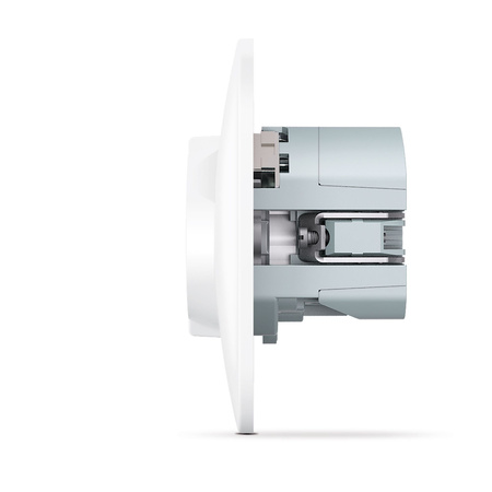 Gniazdko Pojedynczne z USB-A+USB-C 16A Natynkowy Biały BINERA VIDEX