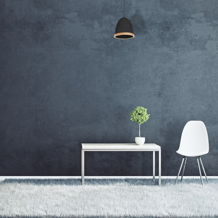 Lampa wisząca STUDIO 1xE27 Klasyczne Klosze Drewniane Wykończenie Czarna MLP8852 Milagro Metal + Drewno