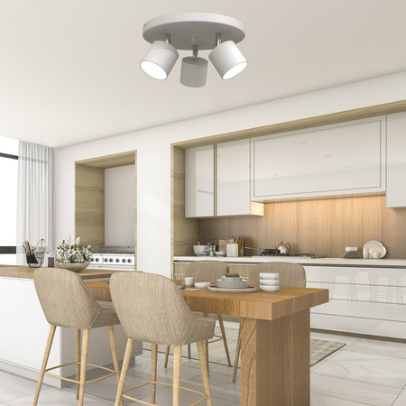 Lampa Sufitowa DIXIE Biała 3xGX53 Ruchoma Milagro
