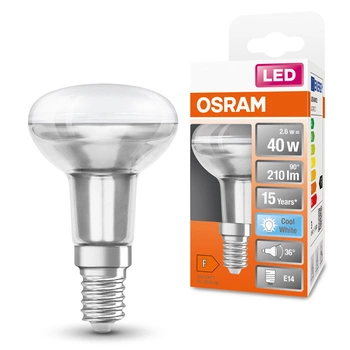 Żarówka LED E14 R80 2,6W = 40W 210lm 4000K Neutralna 36° OSRAM Star