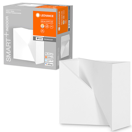 Kinkiet SMART+ WIFI Inteligentna lampa ścienna 23W ORBIS SWAN WHITE LEDVANCE