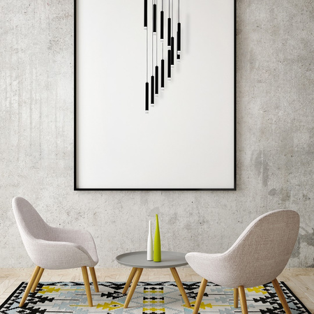 Lampa Wisząca Sufitowa CARBON 12W LED Milagro