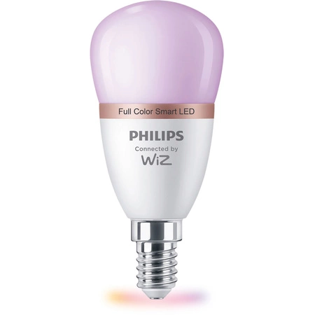 Żarówka LED E14 Kulka P45 4.9W = 40W 470lm 2200-6500K RGB + TW Inteligentna SMART WiFi Bluetooth Aplikacja WiZ Philips