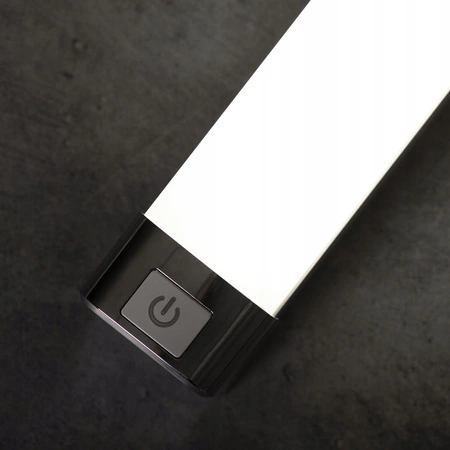 Lampa Ścienno Sufitowa LED Oprawa Łazienkowa z Włącznikiem 23W 4000K IP44 100cm Czarna KANLUX