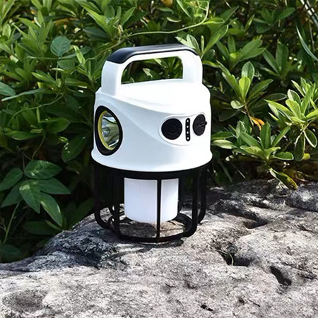 Lampa Kempingowa Biwakowa Akumulatorowa LED Turystyczna Latarka USB-C