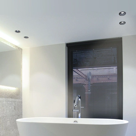 Oprawa Podtynkowa Wpuszczana HALOGENOWA Punktowa 1x GU10 Czarna Videx