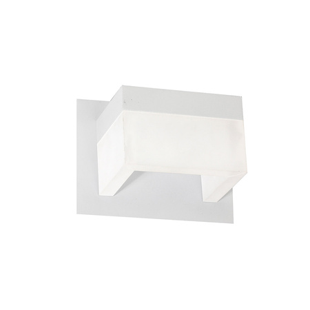 Kinkiet lampa ścienna CUBO 7W biały LED IP20 Metal i akryl styl nowoczesny minimalistyczny Milagro