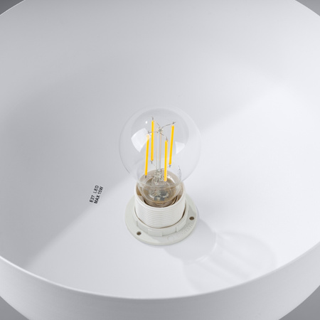 Lampa Sufitowa Wisząca Zwis E27 Okrągła Naturalne Drewno Skandynawska Marion Sollux