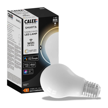 Żarówka LED E27 SMART WiFi 7W 806lm CCT TUYA Filament CALEX