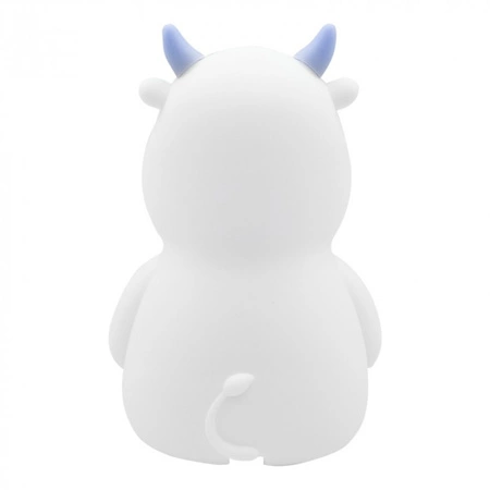 Lampka Nocna Dziecięca LED 1.2W 3000K Ciepła + Wielokolorowa RGB USB Akumulatorowa 1200mAh Niebieska KRÓWKA RÓŻOWA MARY'S