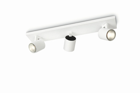 Lampa Sufitowa Reflektor Natynkowy 3x GU10 Biała Runner Philips