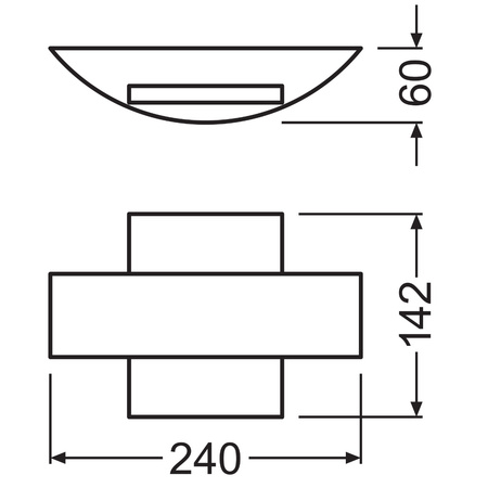 Kinkiet ścienny lampa elewacyjna oprawa zewnętrzna 11W 410lm 3000K Endura Style Shield LEDVANCE
