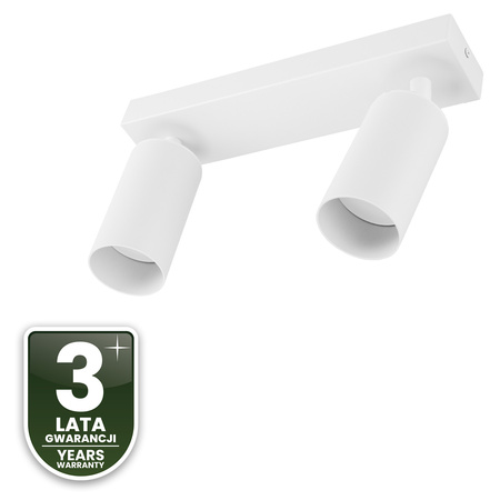 Lampa Sufitowa SPOT TUBA Reflektor Oprawa Halogenowa 2x GU10 TABULA LUMILED