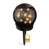 Lampa Solarna Ogrodowa LED Wbijana Ozdobna Kula 3000K IP44 10cm