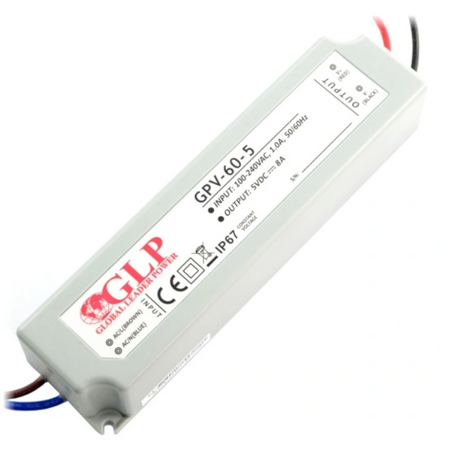 Zasilacz LED Napięciowy 40W 8.00A 5V IP67 GPV 60-5 HERMETYCZNY GLP