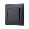 Przełącznik Włącznik 1-biegunowy 10A Natynkowy Czarny BINERA VIDEX