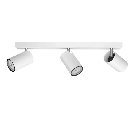 Lampa Sufitowa Reflektor 3x GU10 Biała Kosipo Philips