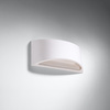 Lampa Ścienna Kinkiet G9 Półokrągła Biała Nowoczesna Vixen Sollux