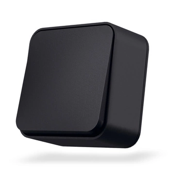 Włącznik Światła 1-Klawiszowy 10A Natynkowy Czarny BINERA VIDEX