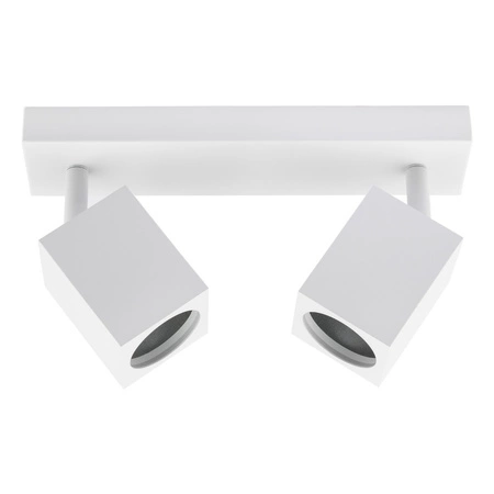 Lampa Sufitowa Ścienna Reflektor 2xGU10 QUANTUS Biała