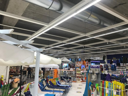 Lampa Oprawa Liniowa Listwa Oświetleniowa 53W 6700lm 4000K Neutralna Ściemnialna Srebrny Trusys Ledvance