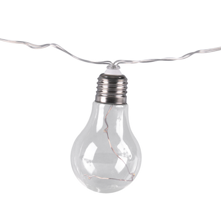 Girlanda Ogrodowa Zewnętrzna Łańcuch Świetlny 20 LED 2700K