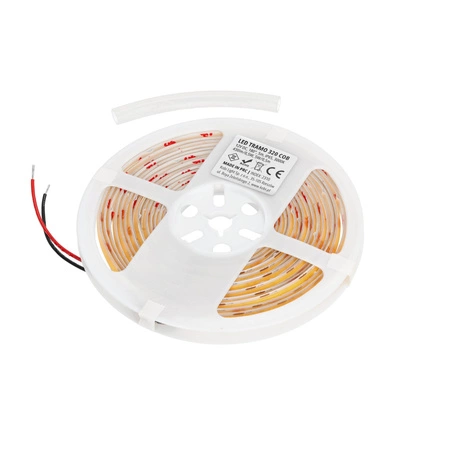 Taśma Pasek LED Zewnętrzna 5W 430lm 3000K Ciepła 1600LED 12V 5m IP65 CRI90 Tramo Premium Kobi