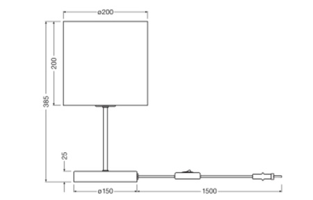 Lampa Stołowa Oprawa Biurkowa Stojąca Dekoracyjna E27 Brązowy USB-C Decor Ledvance