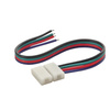20x Złączka do Taśmy Jednostronna z Przewodem LED RGB Spinka 4PIN 1.4cm 12V CONNECTOR Kanlux