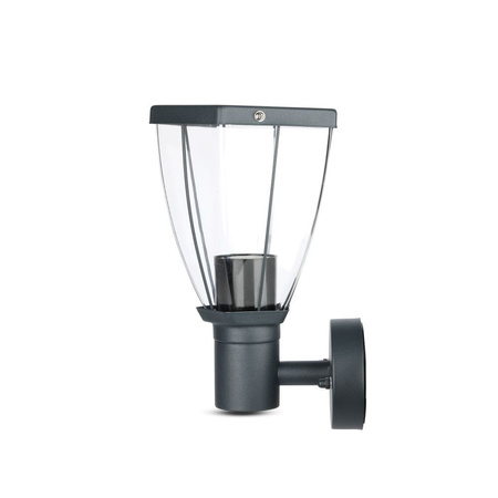Lampa Ogrodowa Oprawa Elewacyjna Kinkiet E27 Czarny Mat VT-835 V-TAC