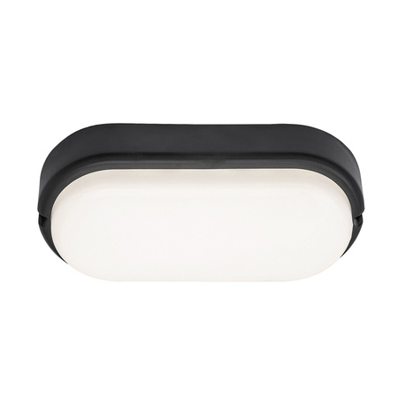 Lampa Ogrodowa Sufitowa Zewnętrzna Kinkiet Elewacyjny 15W 1100lm 4000K IP54 Czarny Nowoczesny Hort Rabalux