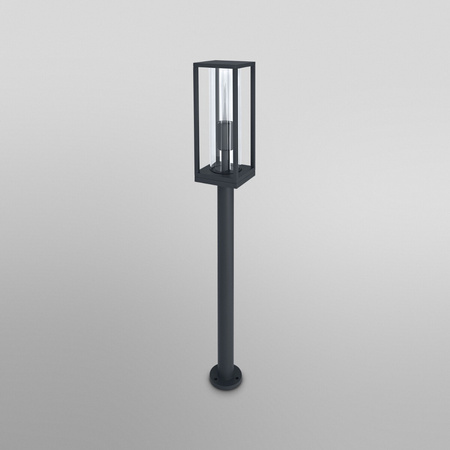 Lampa Ogrodowa Zewnętrzna Stojąca Słupek E27 80cm IP44 Szary Endura Ledvance