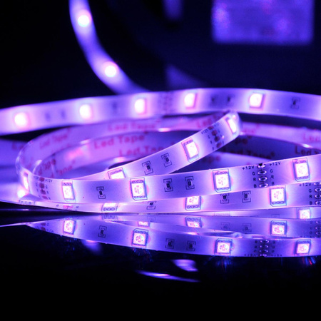 Taśma LED Pasek 14W RGB 150LED SMD IP65 5m + sterownik + zasilacz