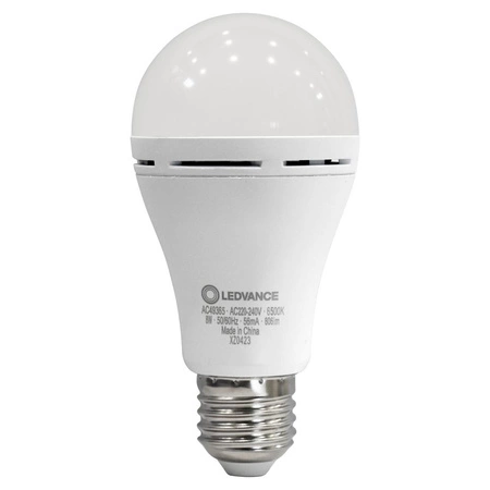 Żarówka LED Kulka E27 A60 8W = 60W 806lm 6500K Zimna 180° Ledvance