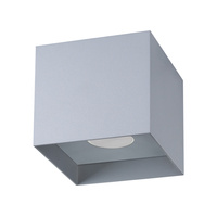 Lampa Sufitowa Oprawa Natynkowa Spot GU10 Kwadratowa Szara Minimalistyczna Hati Sollux