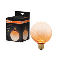 Żarówka LED E27 Kula Mroźna 3.5W 300lm 2700K Ciepła Dekoracyjna Pomarańczowa Osram