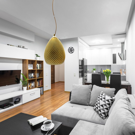 Lampa wisząca złota w stylu glamour MiLAGRO 1xE27 FIJI