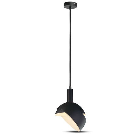 Lampa Wisząca Oprawa E14 Ruchomy klosz czarny VT-7100 V-TAC