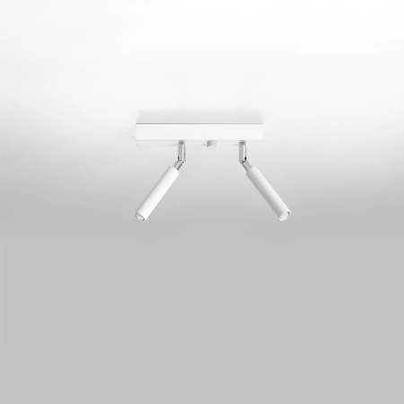 Lampa Sufitowa Oprawa Natynkowa SPOT TUBA Reflektor 2x G9 Tubularna Biała Nowoczesna Eyetech Sollux