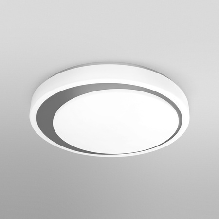 Plafon LED lampa sufitowa szara ORBIS Moon 32W 3300lm ciepła-zimna 48cm SMART+ WiFi LEDVANCE