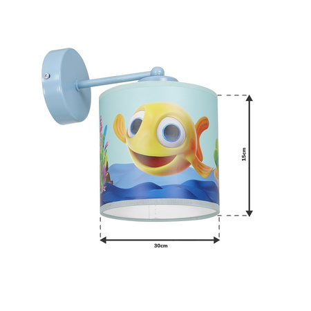 Lampa Ścienna Kinkiet RYBKA MiniMini 1xE27 Milagro